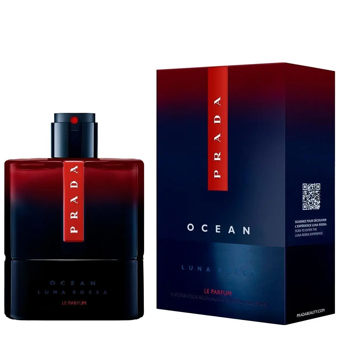 Prada Luna Rossa Ocean LE Parfum 5.0 OZ 150 ML Spray Box Not 3.4 OZ/3.3 OZ