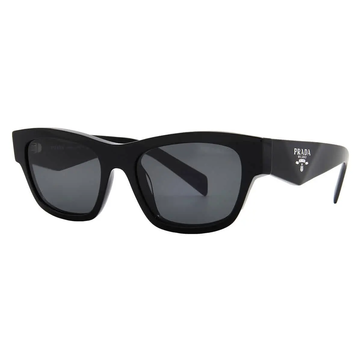 Dark Grey Rectangular Ladies Sunglasses PR B09S 16K08Z 54 PR B09S 16K08Z by Prada