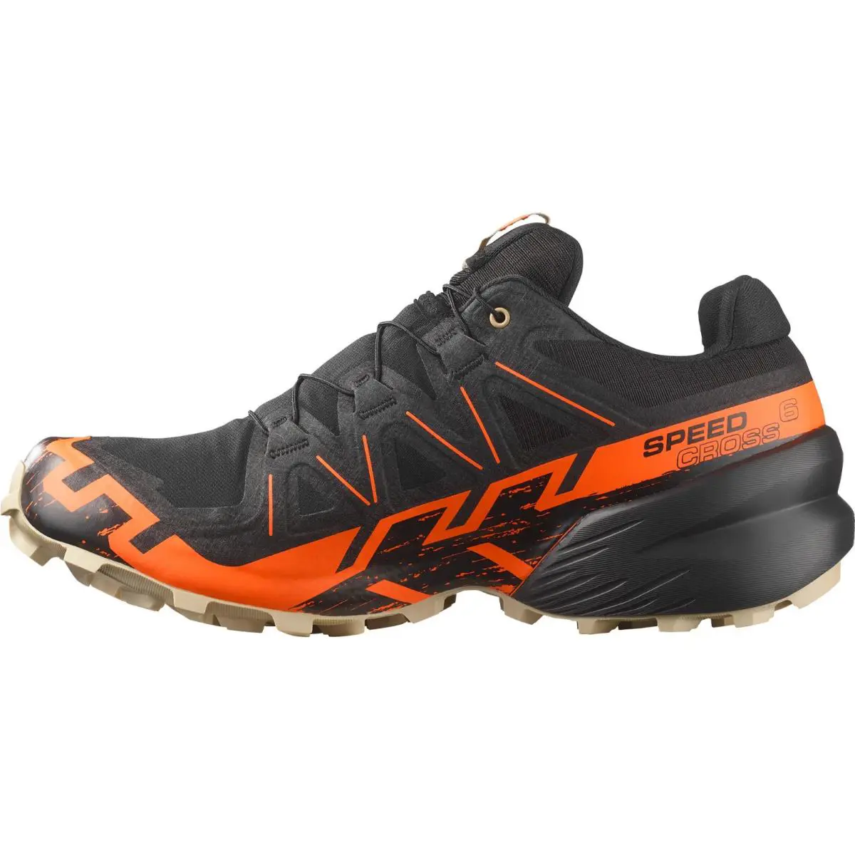 Salomon shoes - Salomon Men`s Speedcross 6 GTX - L47879500 - Black/Shocking Orange/White Pepper 3