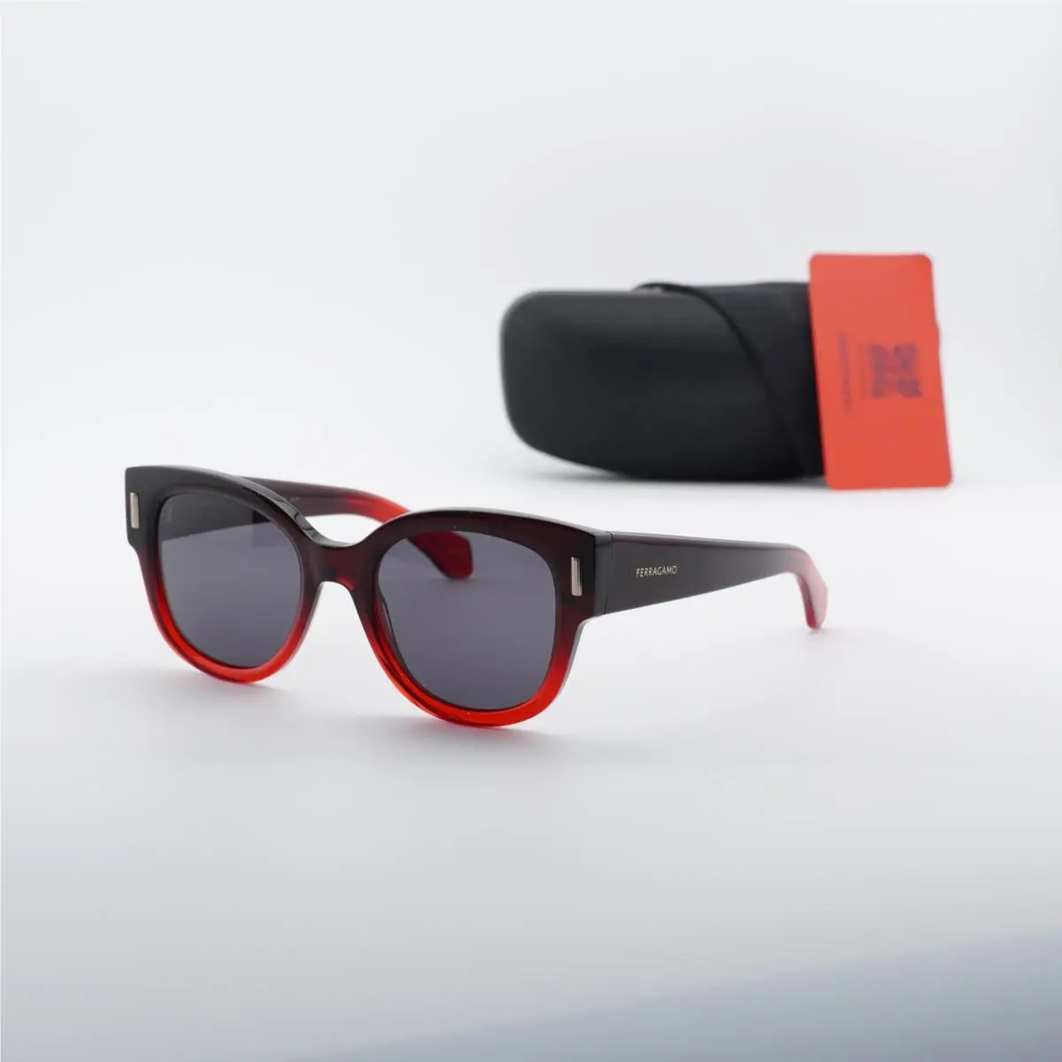 Salvatore Ferragamo SF2007S 615 Dark Red Gradient/grey 51-20-140 Sunglasses