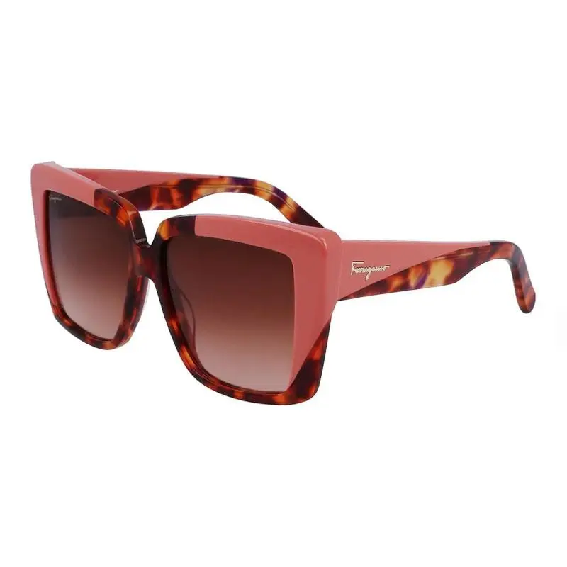 Salvatore Ferragamo SF1060S 641 Red Havana/rose/brown Gradient 55-14-140