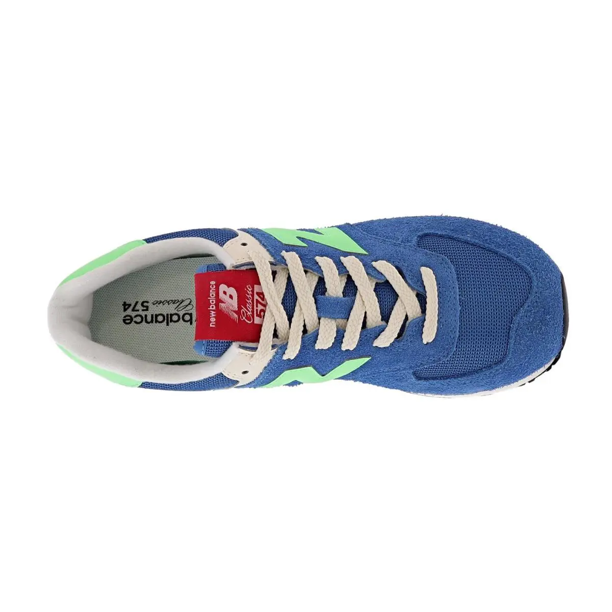 New Balance shoes - 574 v2 - U574BSC - BLUE AGATE / LIME LEAF 4