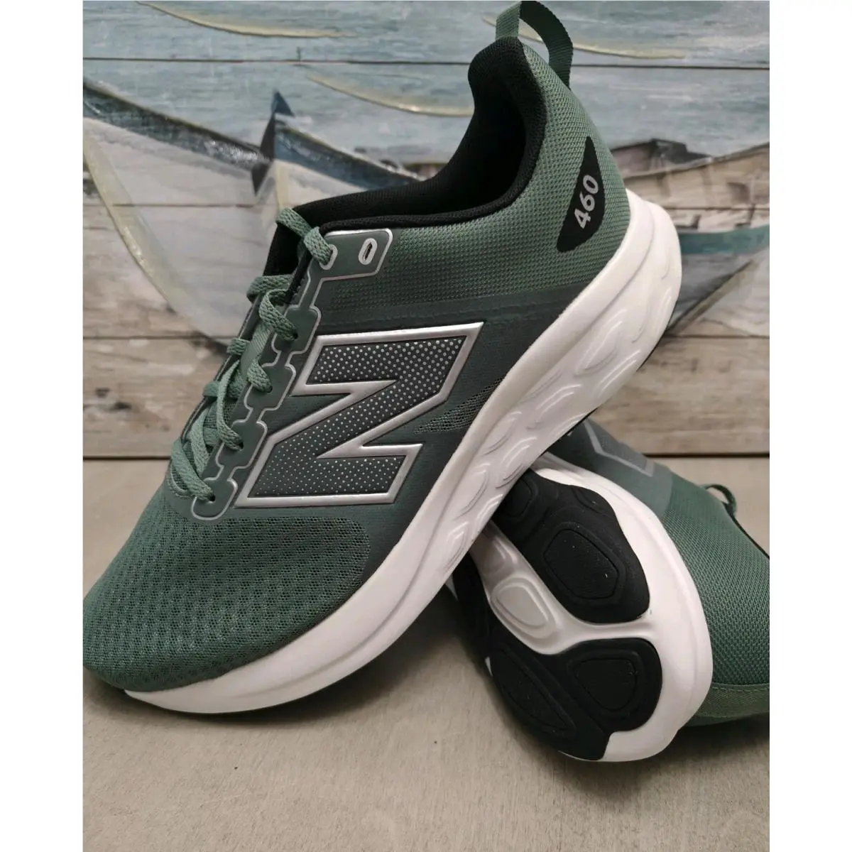 New Balance 460 V4 Mens Running Shoes Size 11 X Wide 4E Green Black M460CJ4