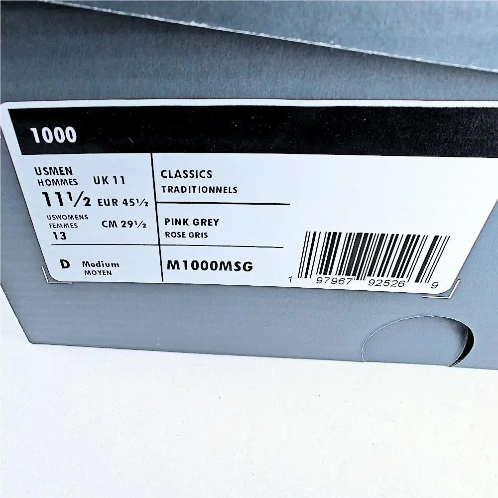 New Balance shoes - New Balance 1000 - M1000MSG - Pink / Grey 0