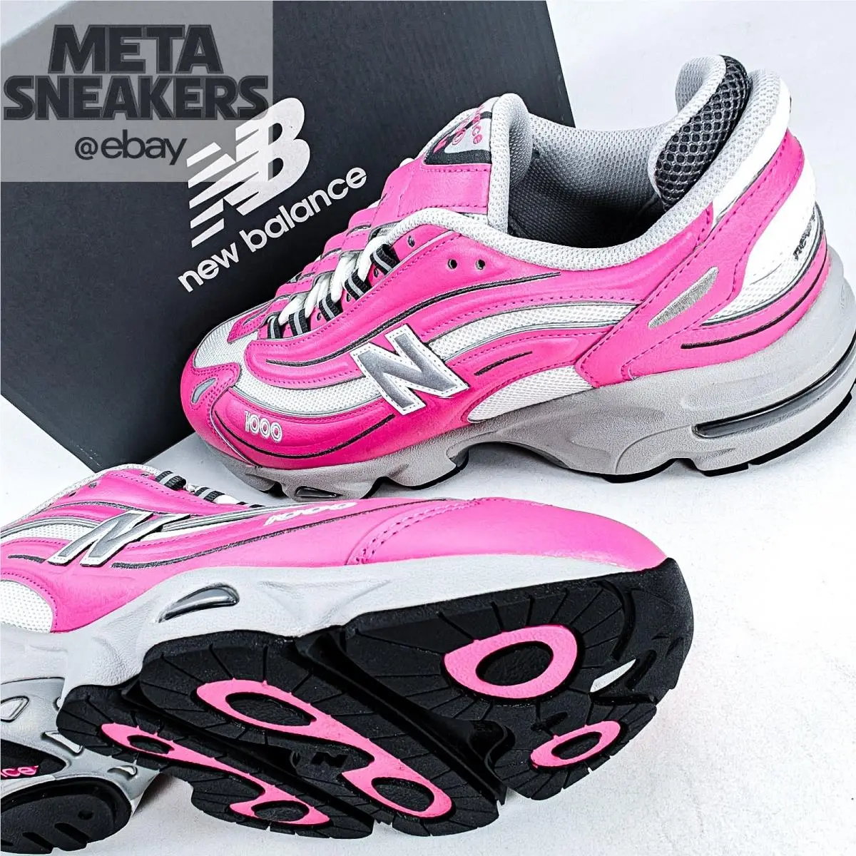 New Balance shoes - New Balance 1000 - M1000MSG - Pink / Grey 4