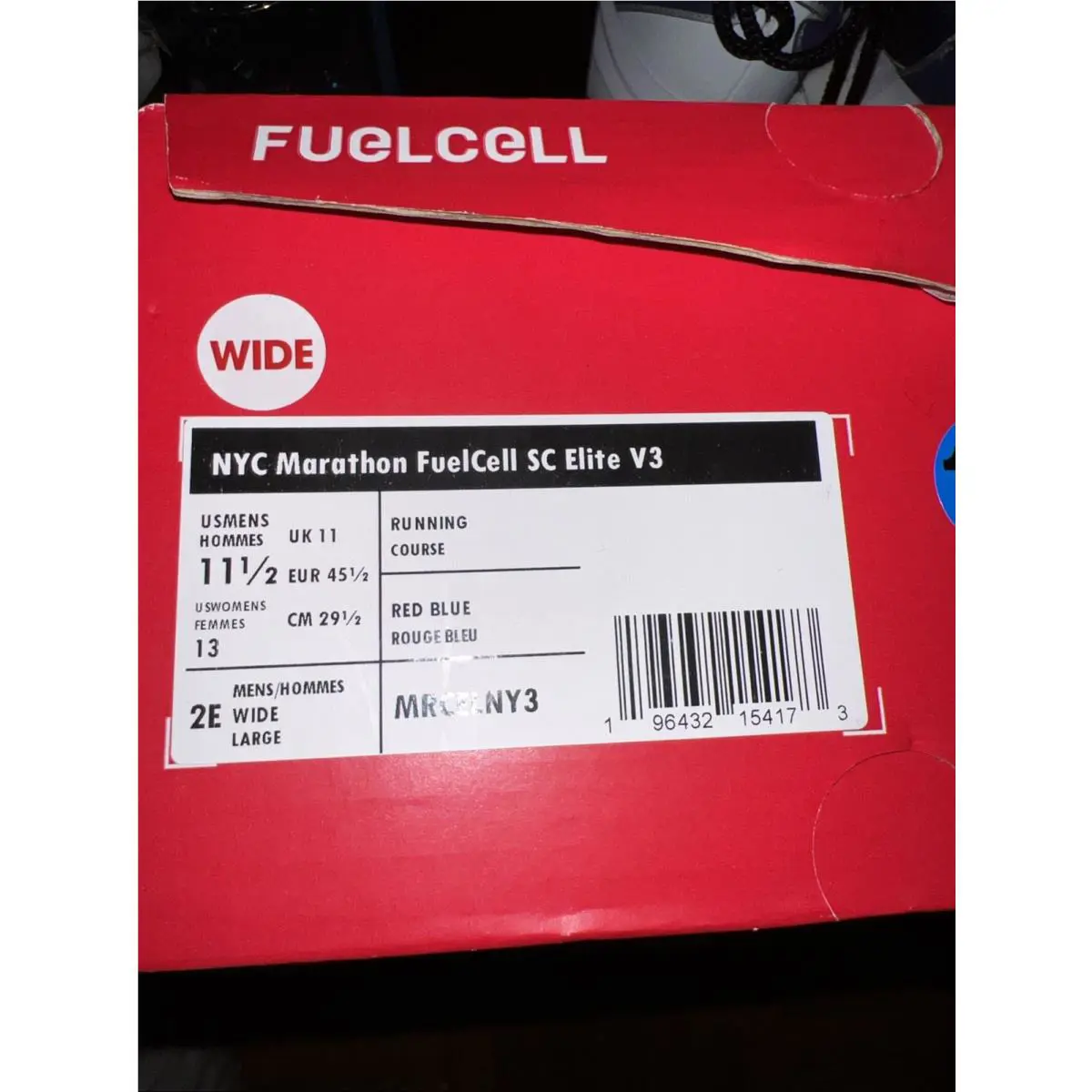 New Balance shoes - New Balance FuelCell SuperComp - FuelCell SuperComp - MRCELNY3 - Red (UPC: 888409745483) 12