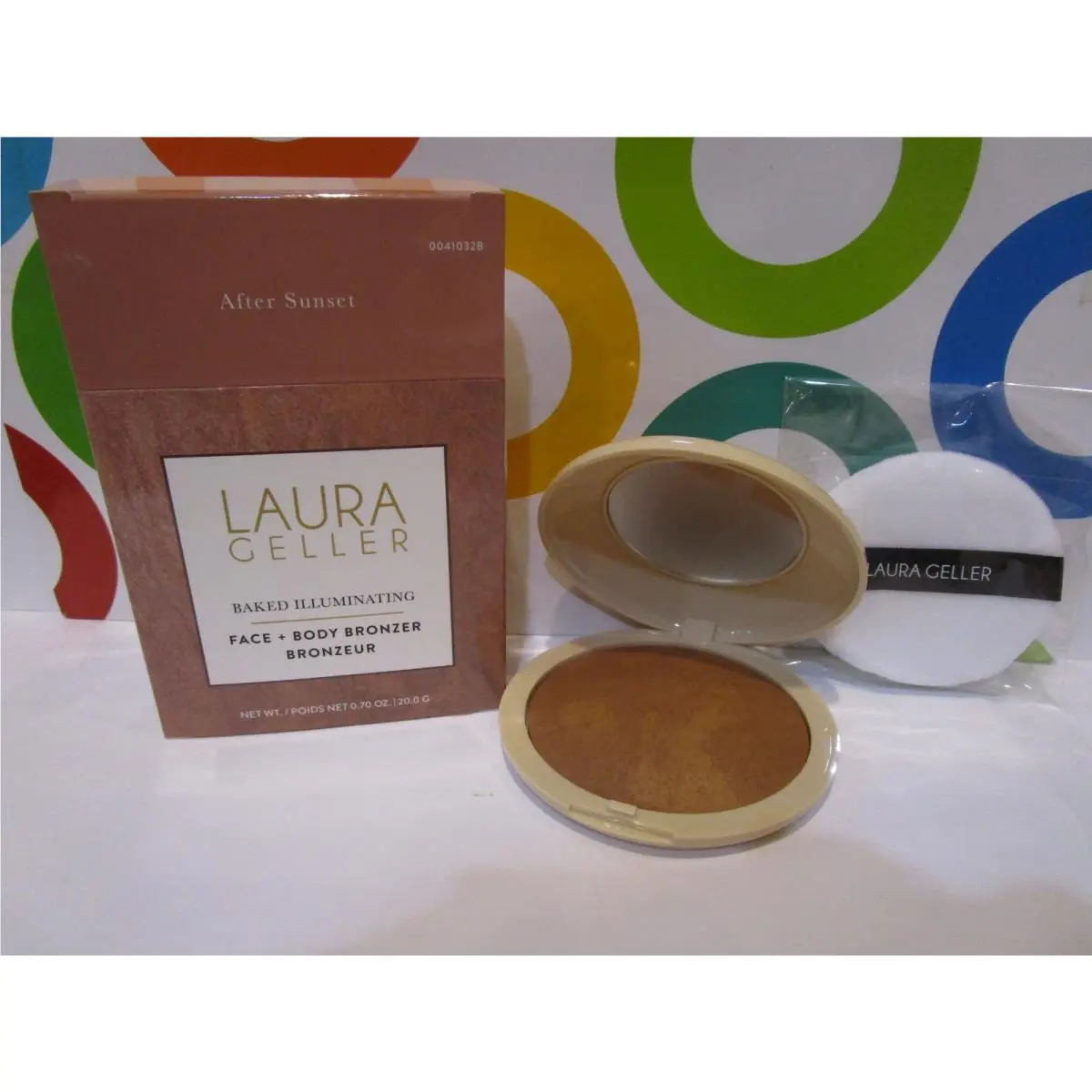 Laura ~ Baked Illuminating Face + Body Bronzer ~ Geller Baked Illuminating Face + Body Bronzer After Sunset 0.70 OZ by Laura Geller