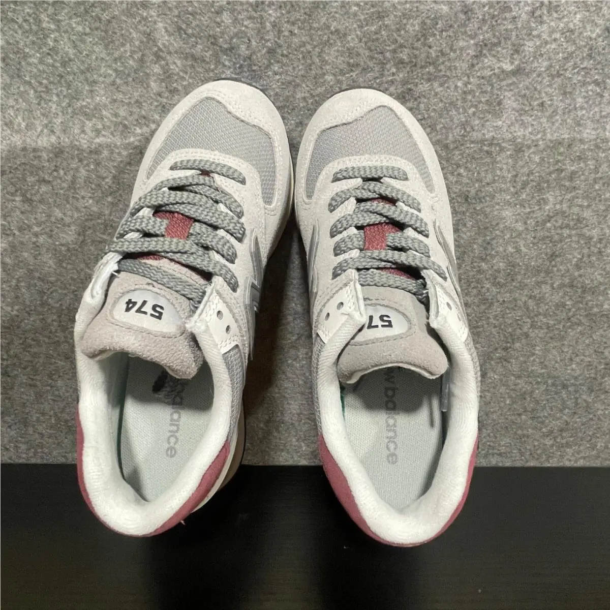 New Balance shoes - New Balance 574 Lace Up - U574KBR - Grey (UPC: 196941378077) 7