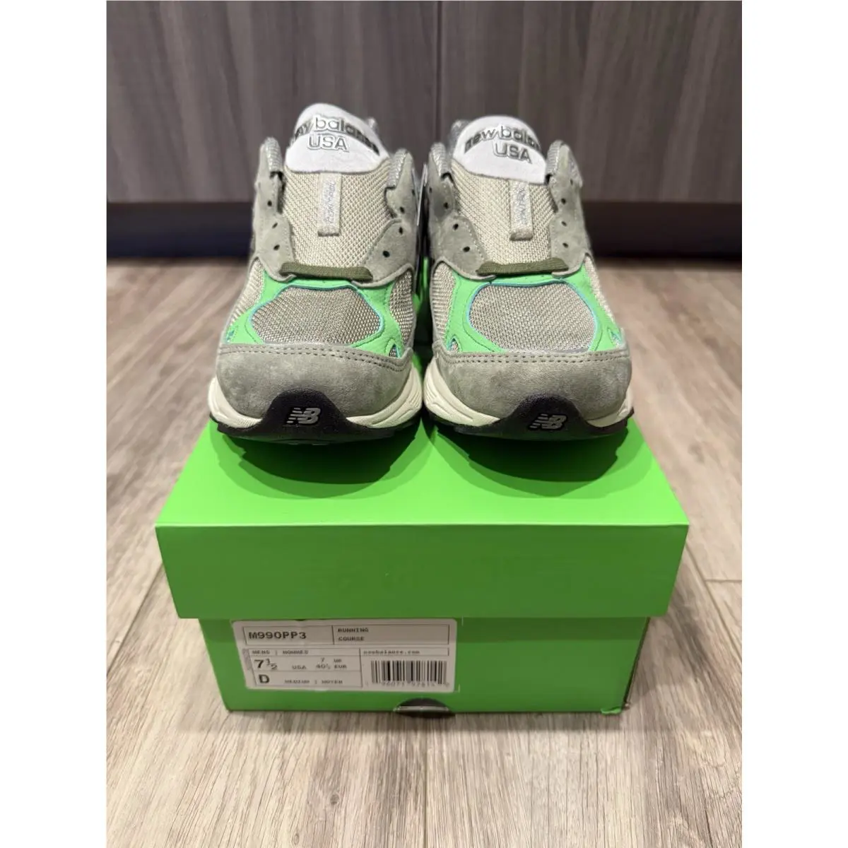 New Balance shoes - New Balance 990v2 - M990PP3 - Green (UPC: 196071928265) 3