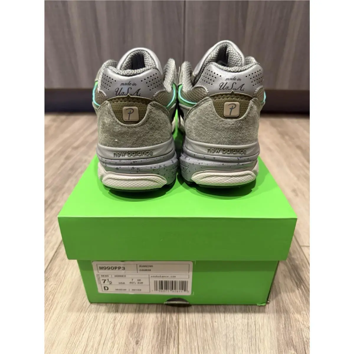 New Balance shoes - New Balance 990v2 - M990PP3 - Green (UPC: 196071928265) 5