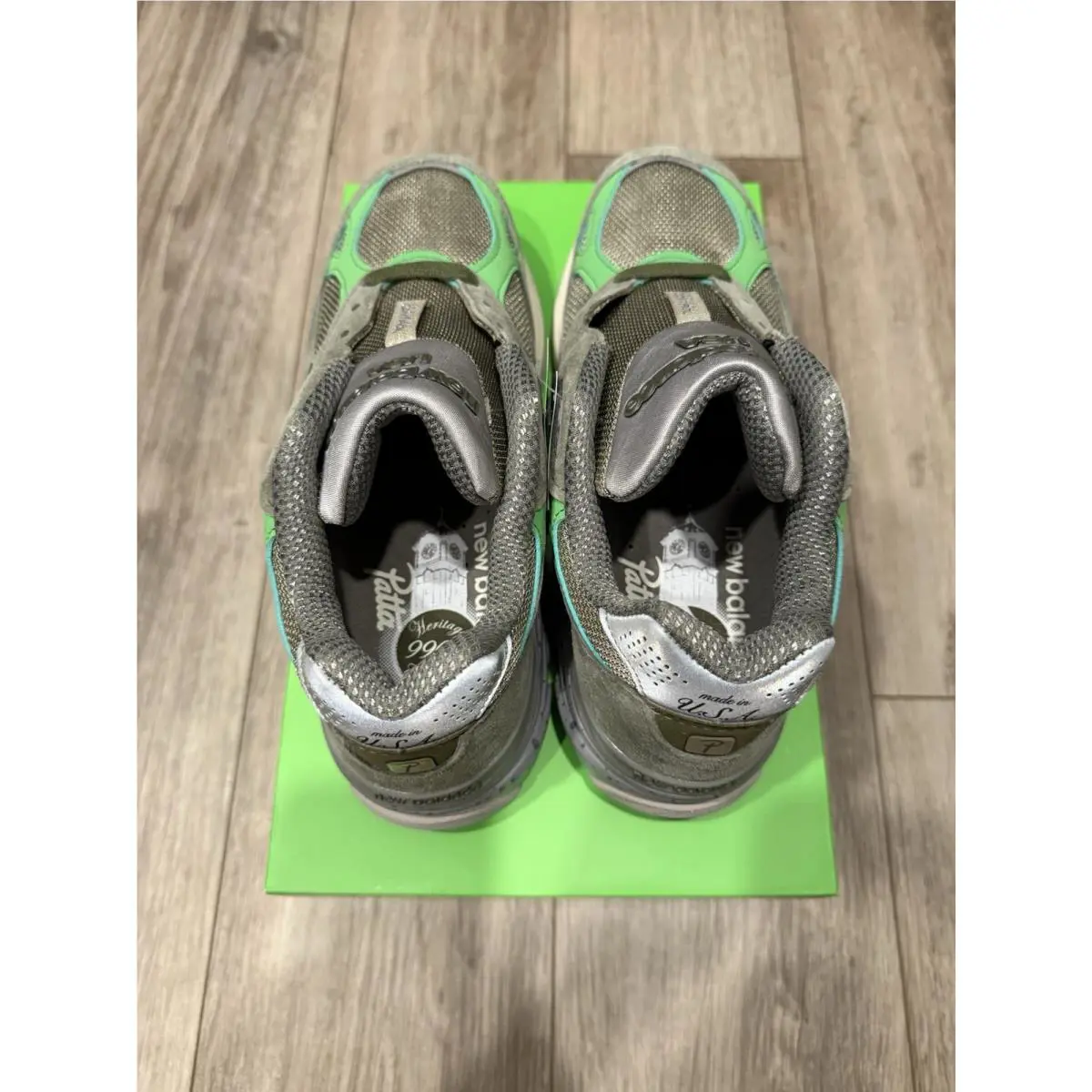 New Balance shoes - New Balance 990v2 - M990PP3 - Green (UPC: 196071928265) 6