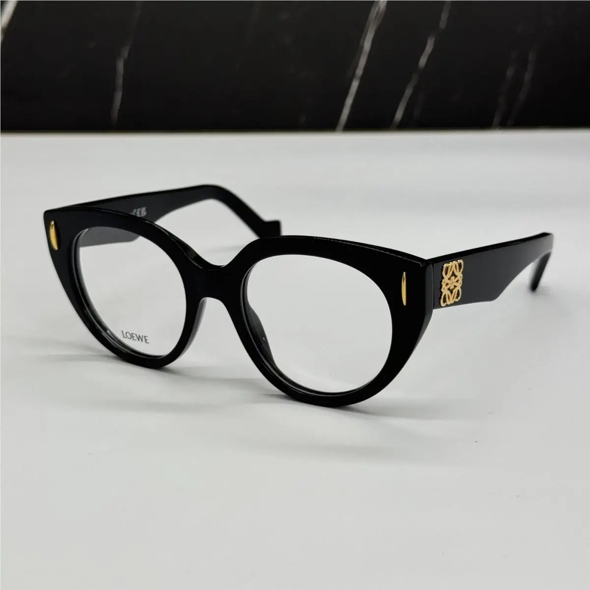 Loewe LW50081I 001 Women Eyeglasses Black Loewe Eyewear