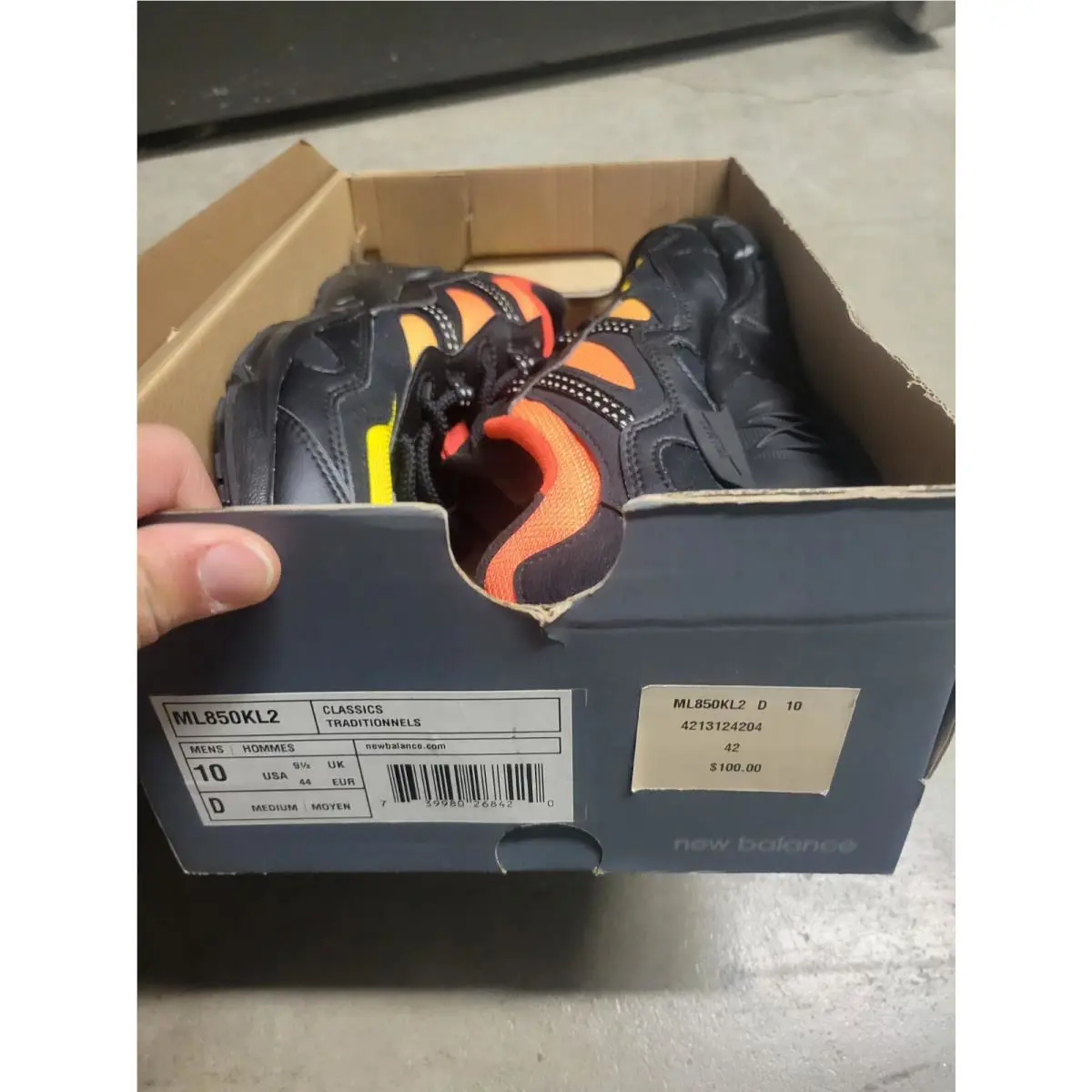 New Balance shoes - New Balance 850 - ML850KL2 - Black 8