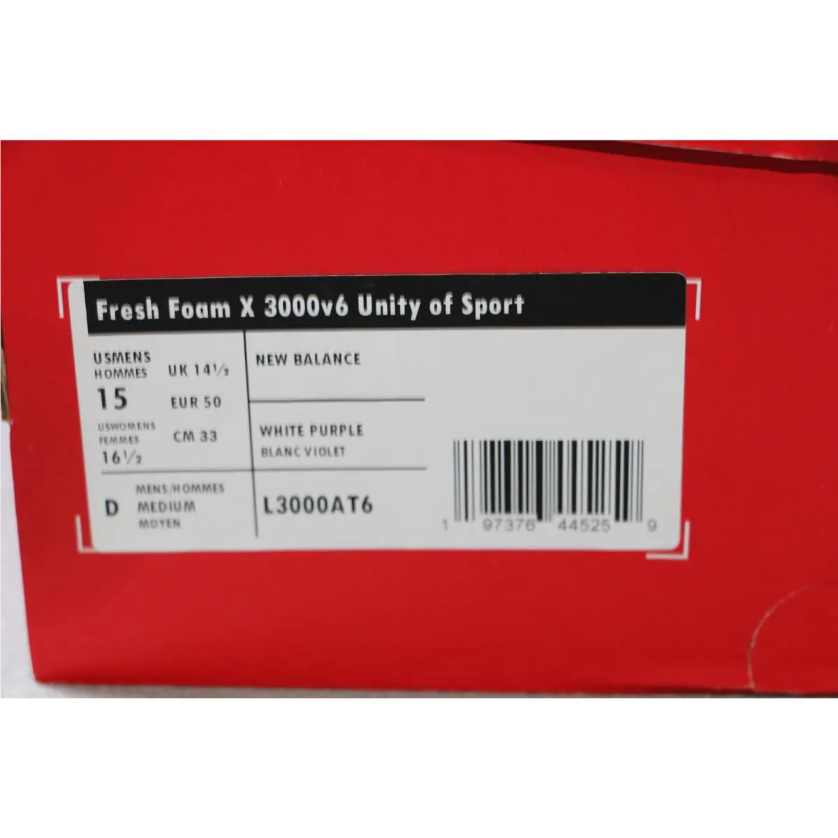 New Balance shoes - New Balance Fresh Foam X 3000v6 Unity of Sport - White 0