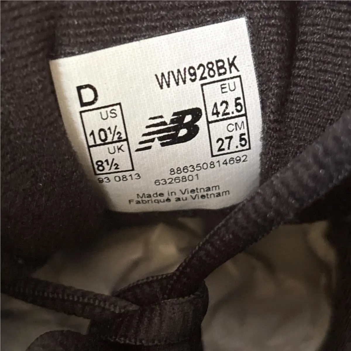 New Balance shoes - WW928BK - WW928BK - Black 5