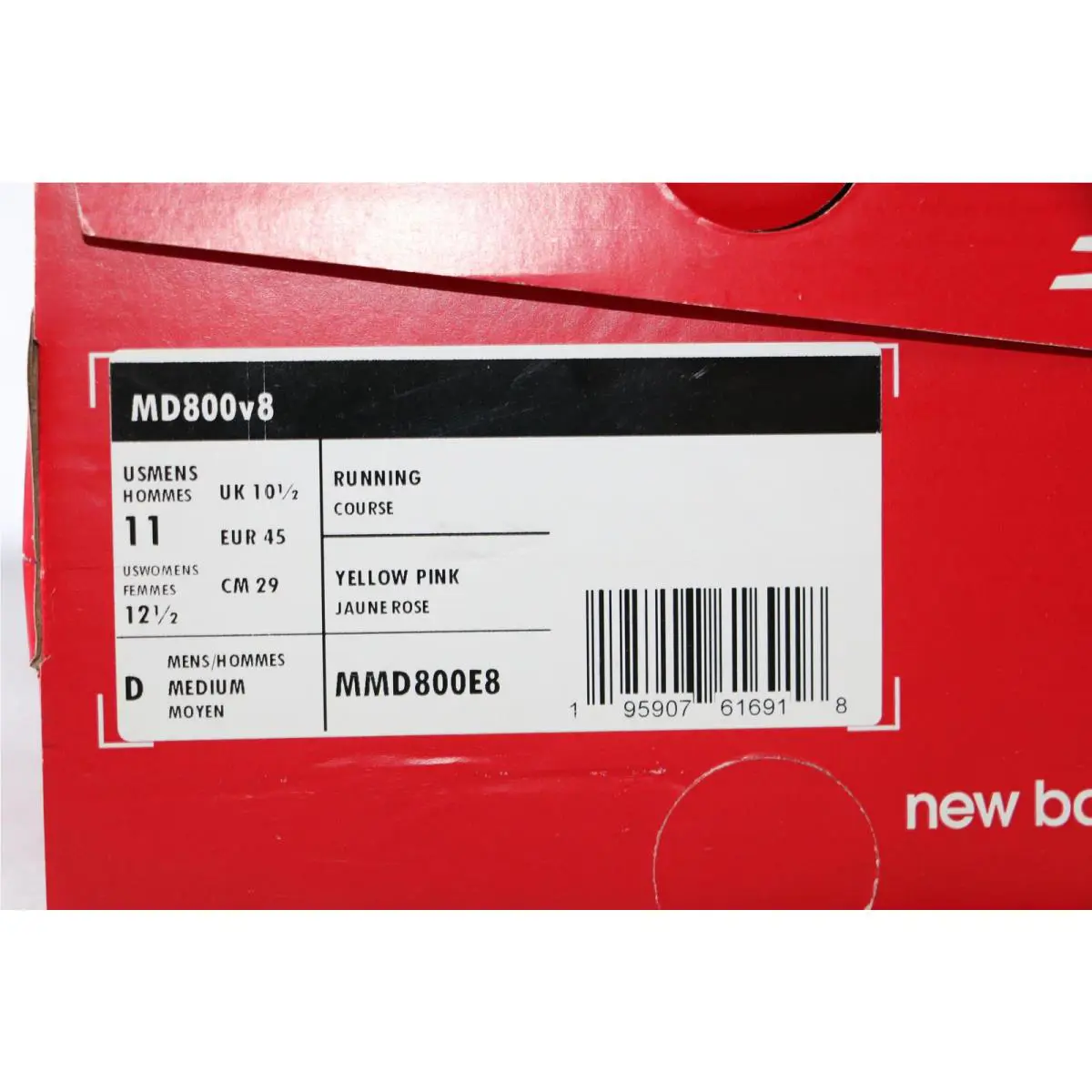 New Balance shoes - New Balance MD800v8 - MMD800E8 - Yellow 1