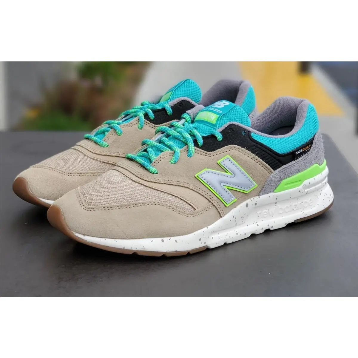 New Balance shoes - New Balance 997 - CM997HJO - GREY BROWN BLUE GREEN 0