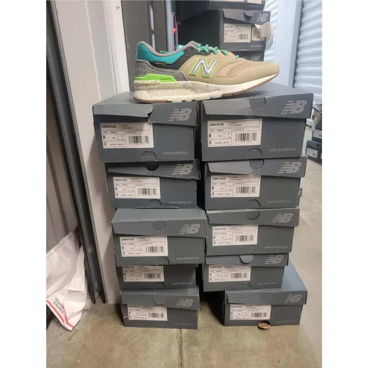 New Balance shoes - New Balance 997 - CM997HJO - GREY BROWN BLUE GREEN 5