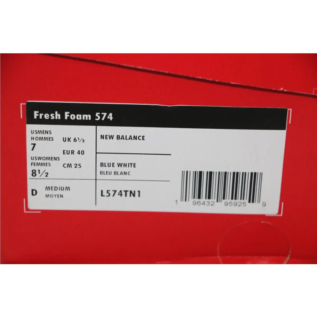 New Balance shoes - New Balance Fresh Foam 574 - L574TN1 - Blue 8