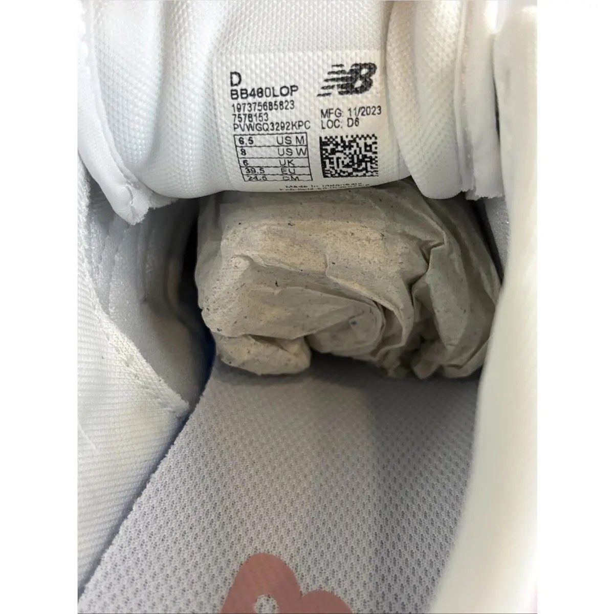 New Balance shoes - New Balance 480 - BB480LOP - White/Pink (UPC: 0197375685823) 10