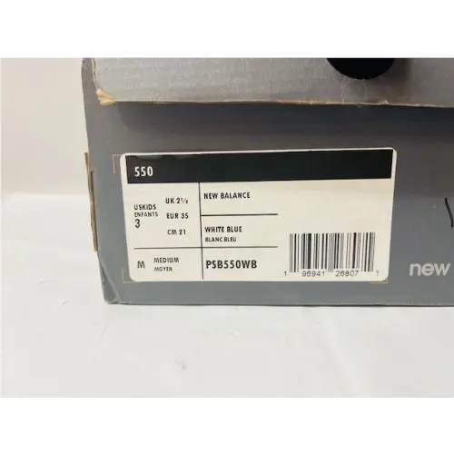 New Balance shoes - New Balance 550 - white, blue, orange (UPC: 196941268071) 6