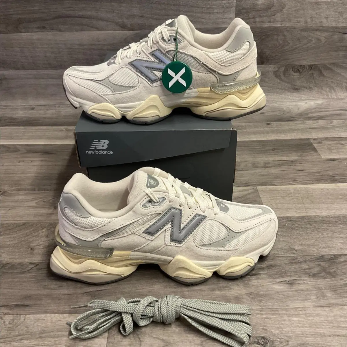 New Balance 9060 Sea Salt White - U9060ECA - Women’s Size 7.5 - Men’s Size 6