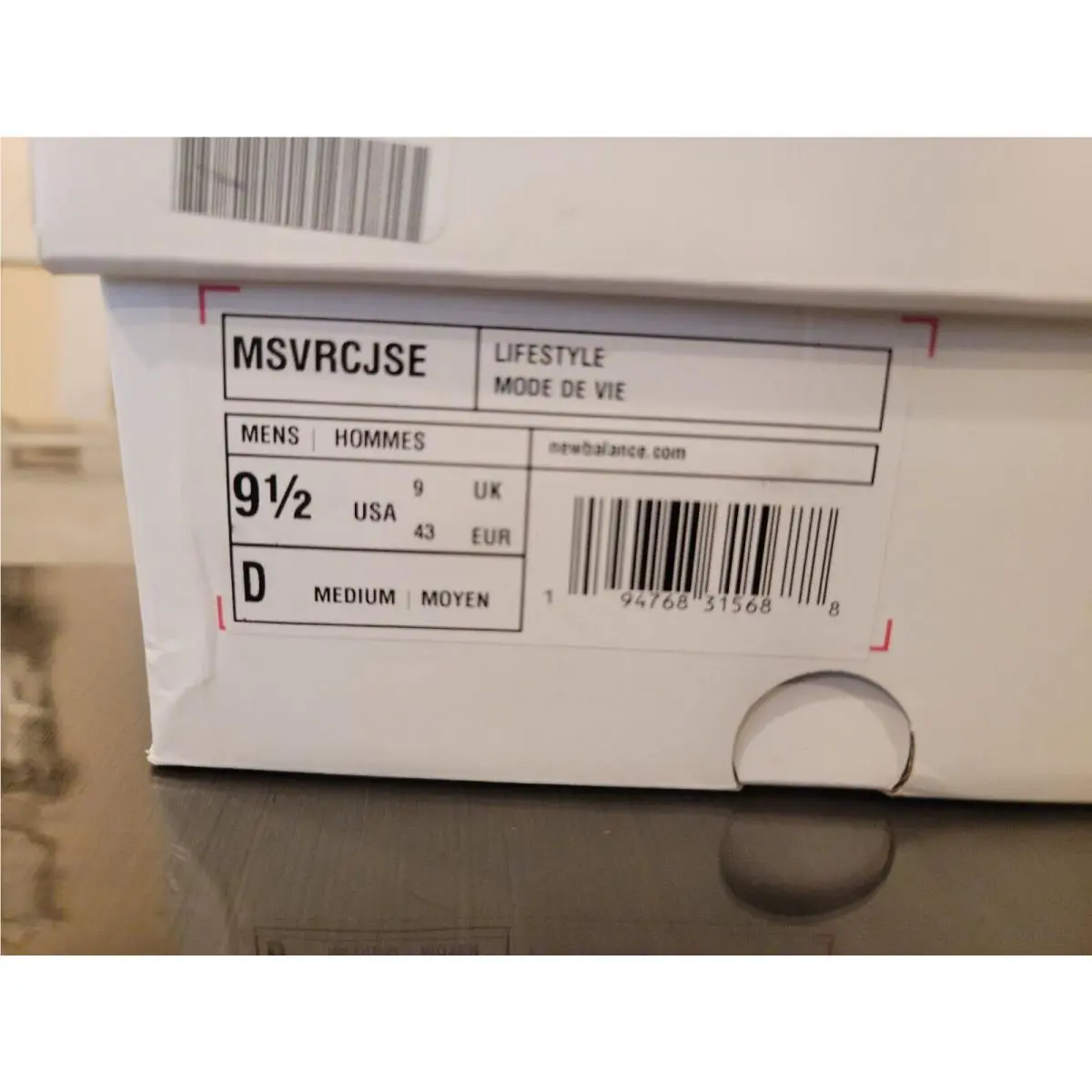 New Balance shoes - New Balance Vision Racer - Vision Racer - MSVRCJSE - Blue (UPC: 0194768315688) 9