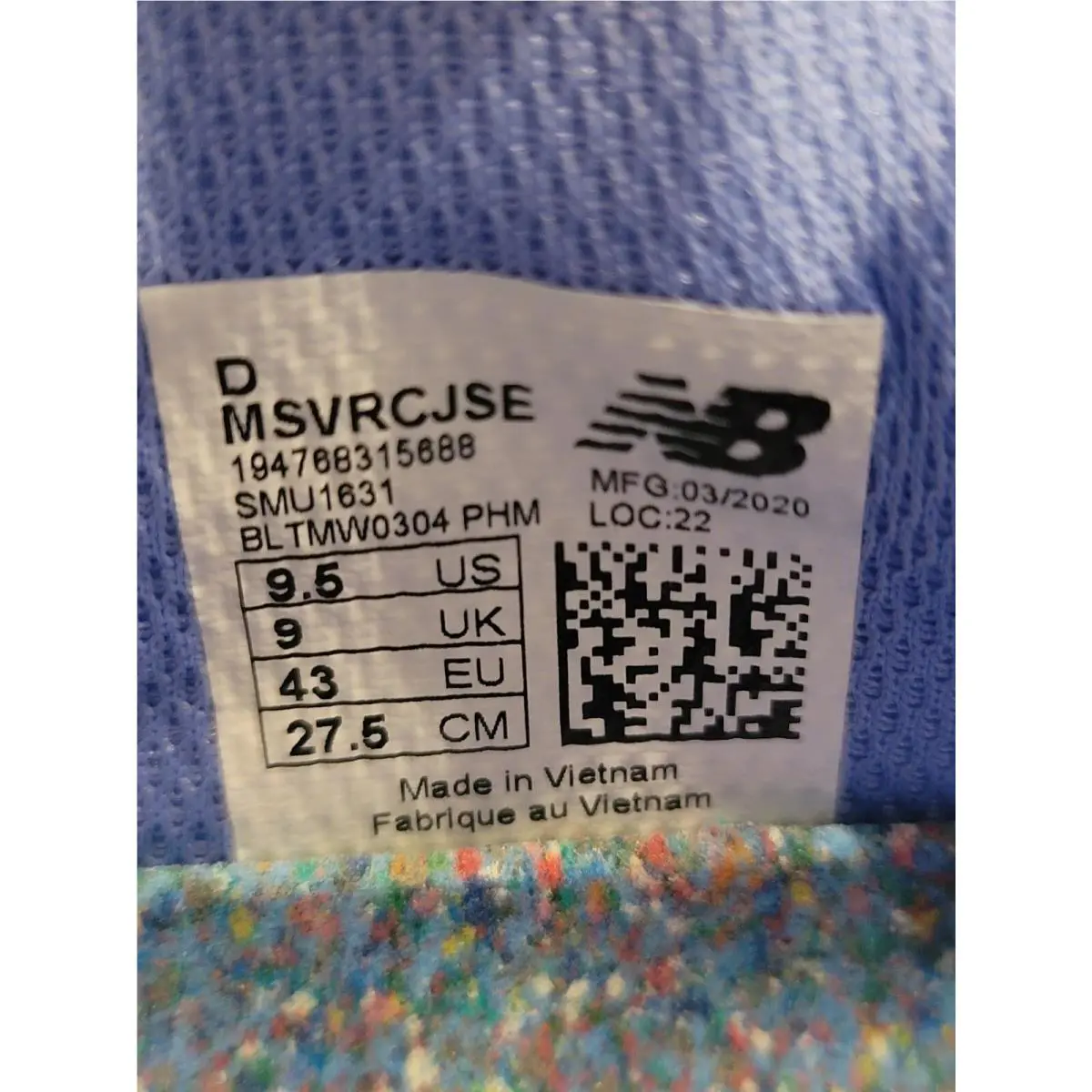 New Balance shoes - New Balance Vision Racer - Vision Racer - MSVRCJSE - Blue (UPC: 0194768315688) 7