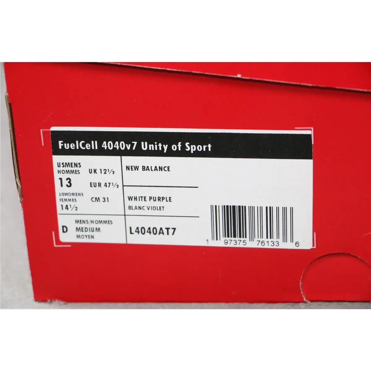 New Balance shoes - New Balance FuelCell 4040v7 Unity of Sport - White 1
