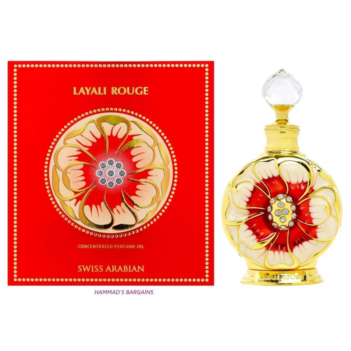 Layali Rouge BY Swiss Arabian Concentrated Perfume Oil 15ML For Women