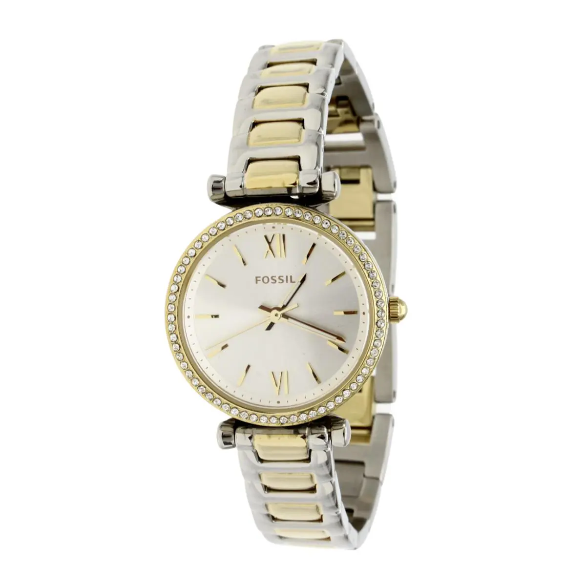 F1335 Womens Gold/silver Stainless Steel Bracelet Watch 28 mm by Fossil