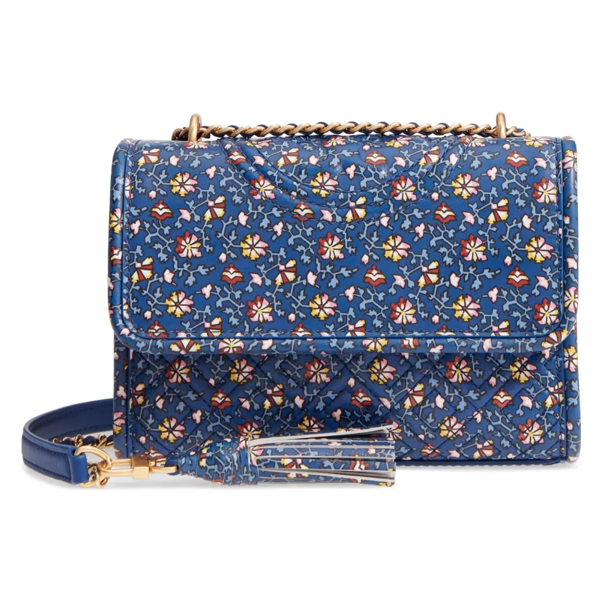 Tory Burch Women`s Fleming Printed Small Convertible Shoulder Bag 57005