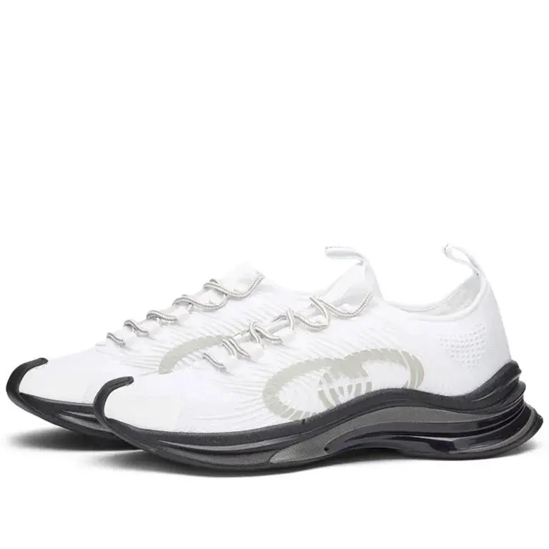 Men`s  Run Sneaker White-Black. by Gucci