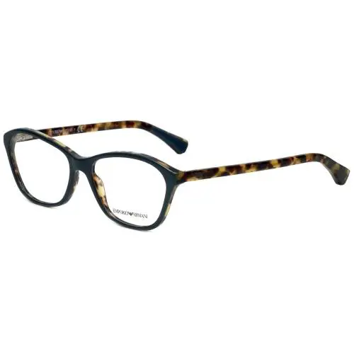 Emporio Armani Multi-focus Blue Light Glasses EA3040-5268 Petroleum/havana 55mm