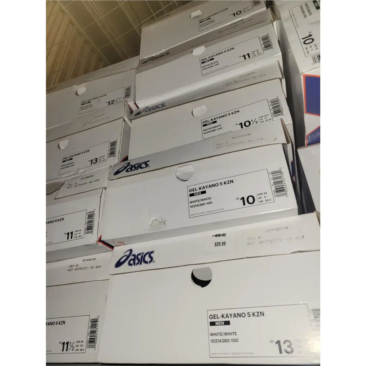 Asics shoes - KAYANO 25 - KAYANO - 1021A380-100 - White 14