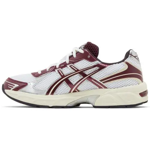 Asics shoes - 1203A685100 - 1203A685 100 - White/Maroon Banner 0