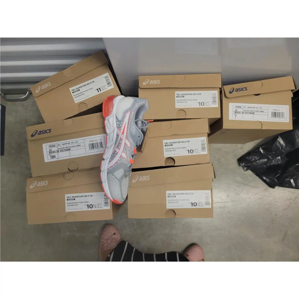 Asics shoes - ASICS GEL-QUANTUM 180 5 TR - 1202A083-020 - Gray 18
