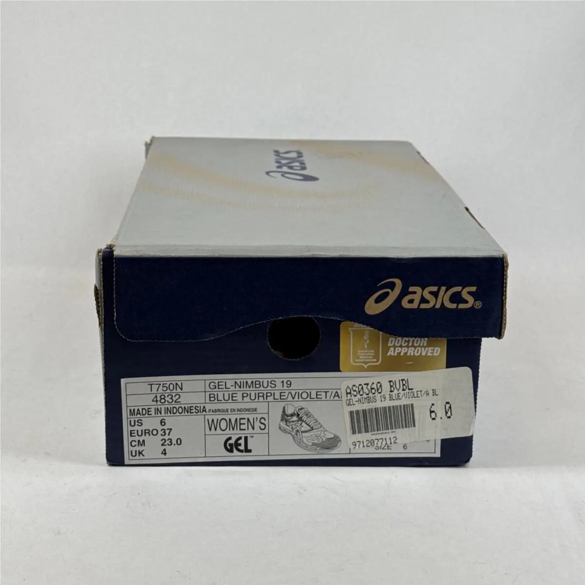 Asics shoes - ASICS GEL-Nimbus - T750N 4832 - Blue 8