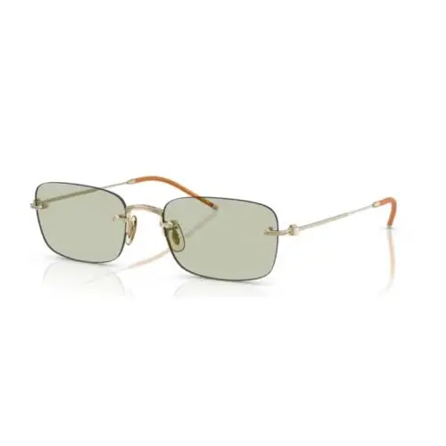 0OV1359T Tk-10 5035 Gold Rectangular Men`s Eyeglasses by Oliver Peoples