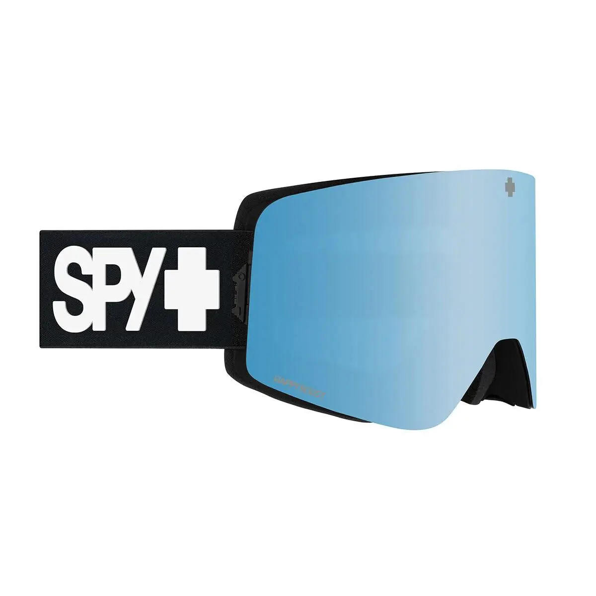 Spy Optics Marauder Everblack Snow Goggles - Happy Boost Ice Blue Mirror + HB LL Coral, Frame: EVERBLACK, Lens: Happy Boost Ice Blue Mirror + HB LL Coral