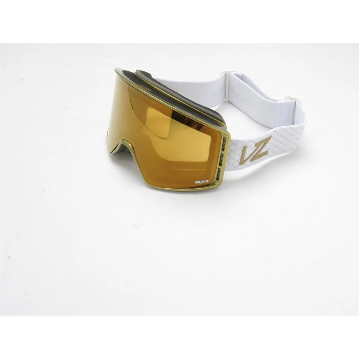 Vonzipper Velo-vfs Snow Goggles Lobster-white Gold / Wildlife Brown Chrome Wbc