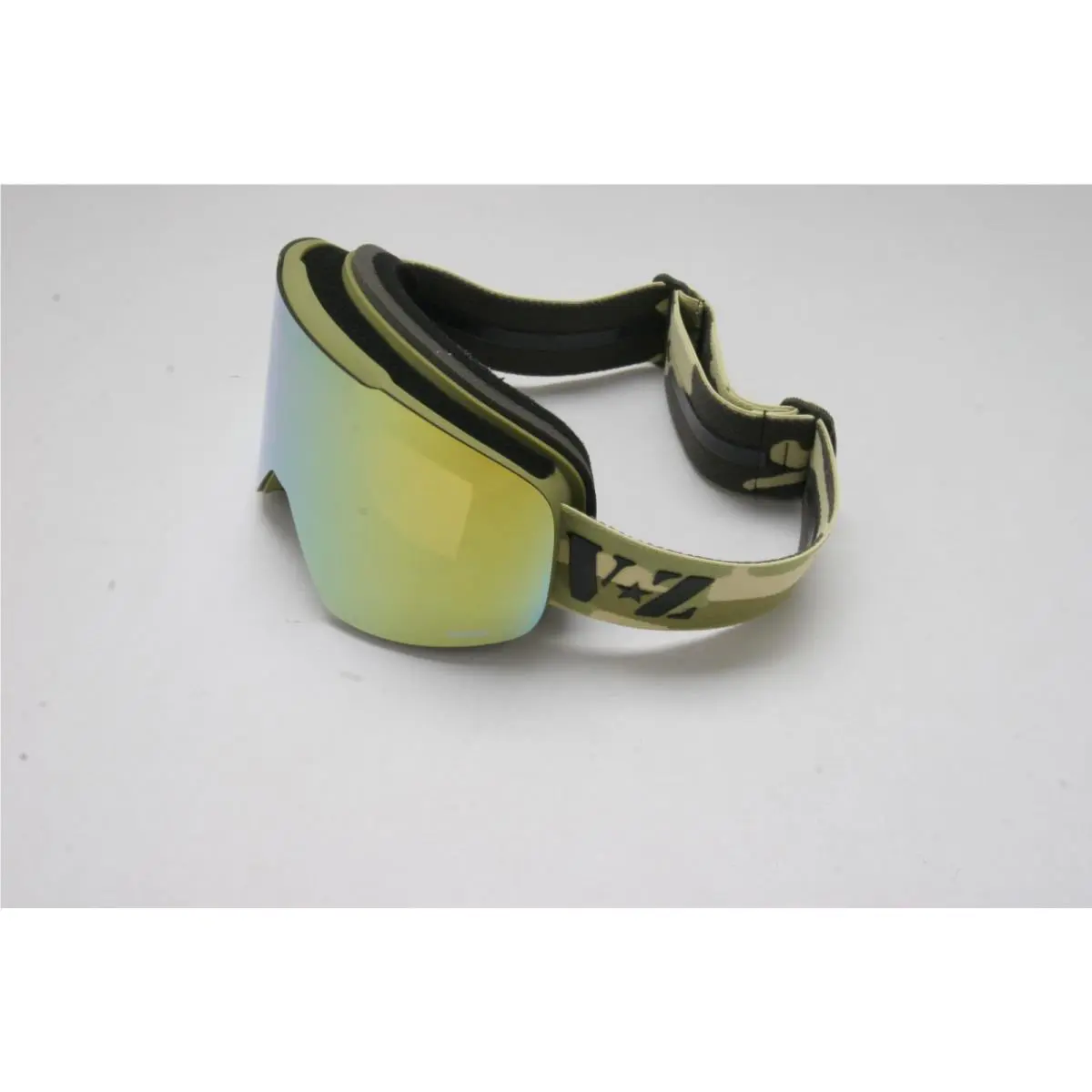 Vonzipper Outro Snow Goggles VZ Camo-olive Satin/wildlife Yellow Gold Chrome Cma