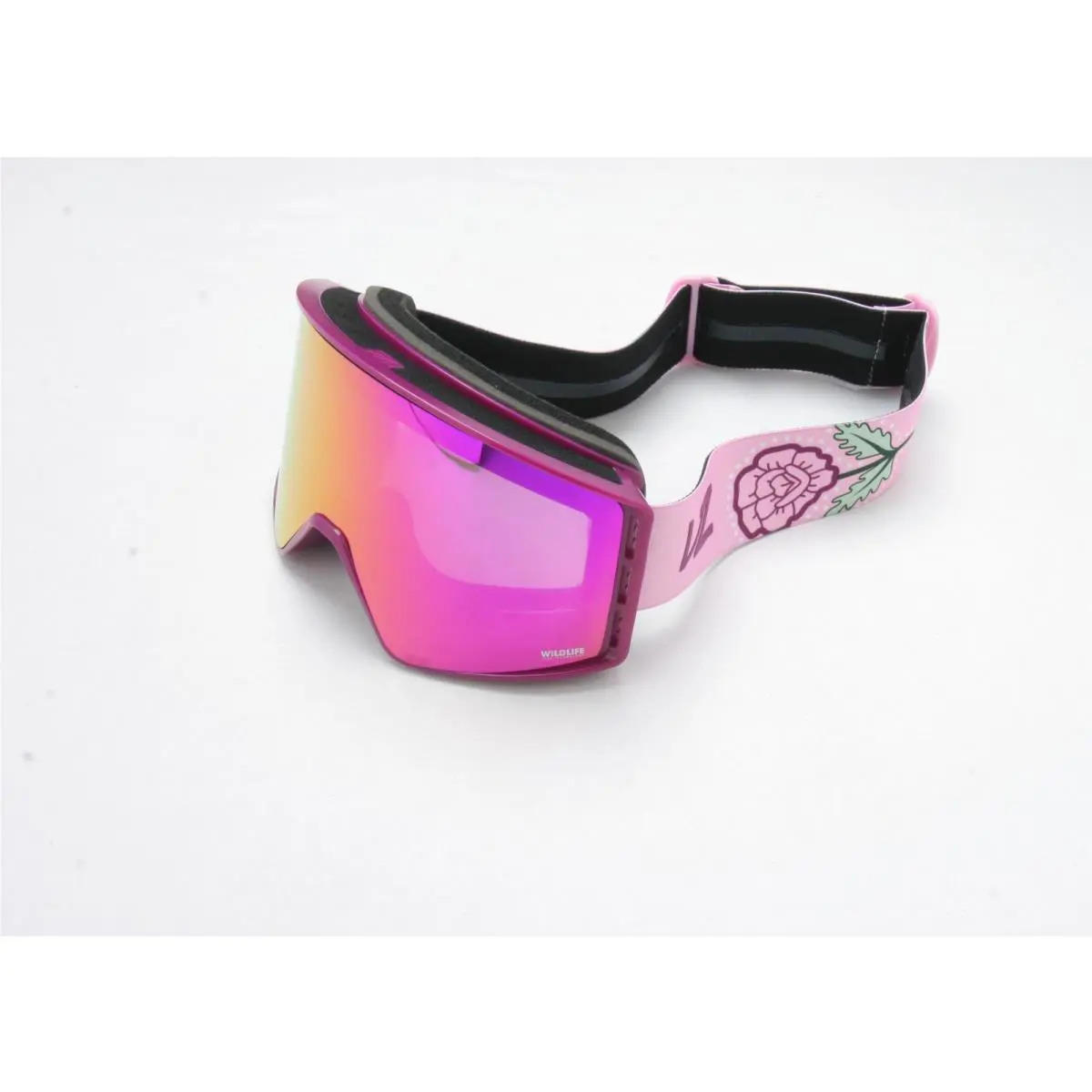Vonzipper Mach-vfs Snow Goggles B4BC-Magneta Satin/wildlife Cosmic Chrome Pur