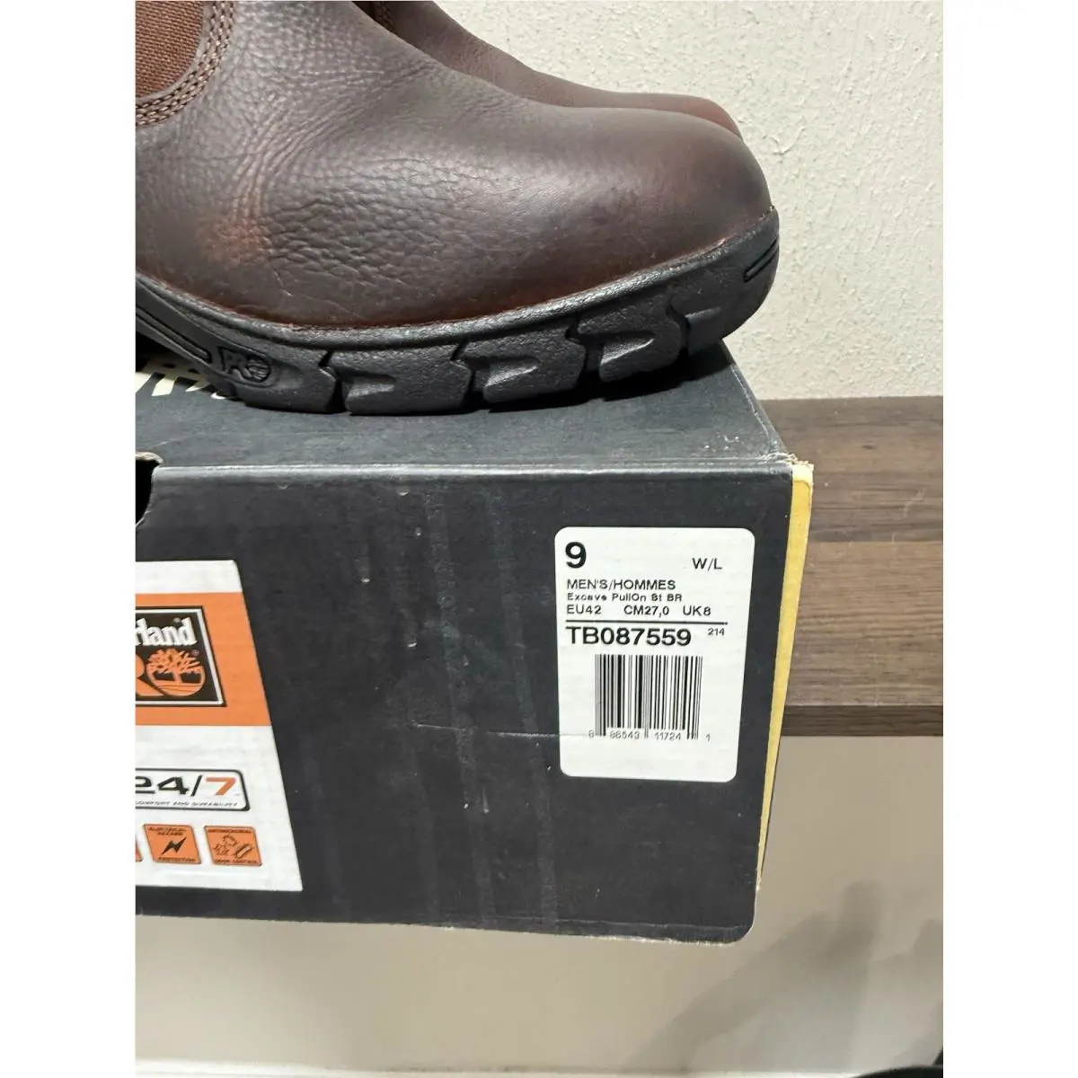 Timberland shoes - Timberland Pro Excave Steel Toe Boot - TB087559 - Brown (UPC: 886543117258) 0