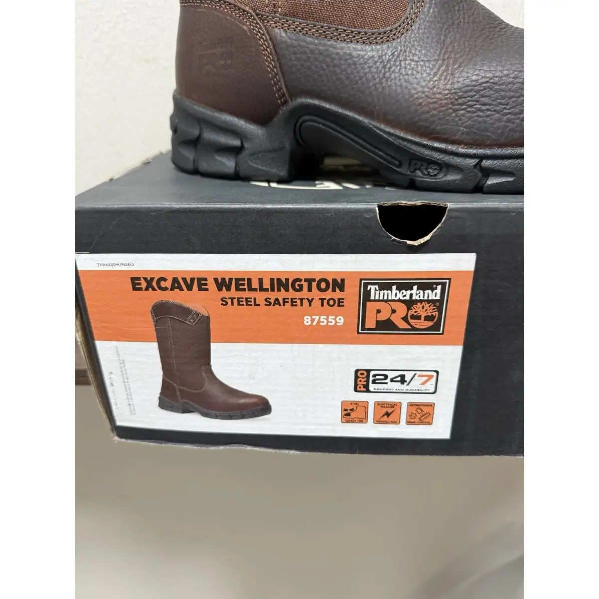 Timberland shoes - Timberland Pro Excave Steel Toe Boot - TB087559 - Brown (UPC: 886543117258) 1