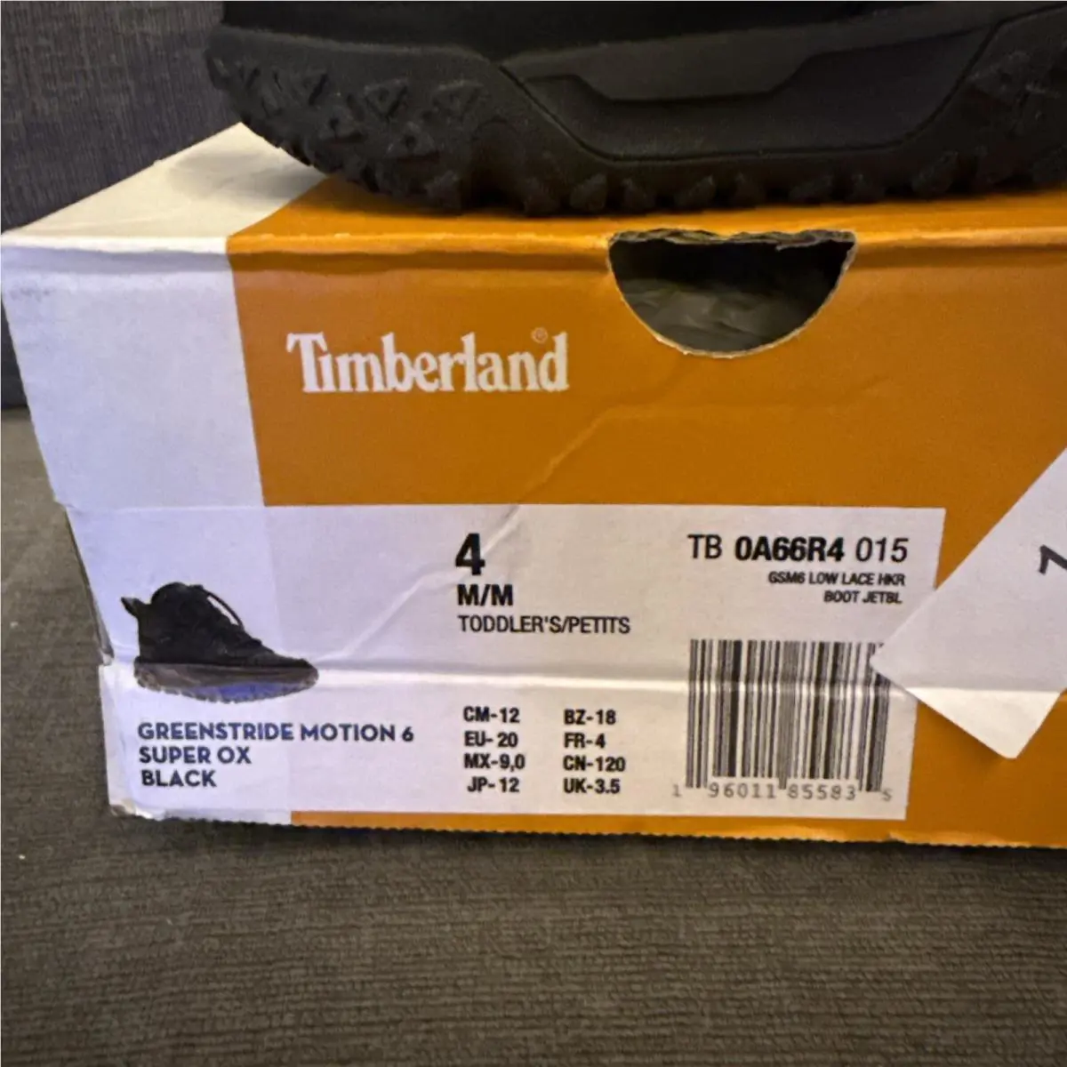 Timberland shoes - GREENSTRIDE MOTION 6 - GREENSTRIDE MOTION - TB 0A66R4 015 - Black (UPC: 0196011855835) 5