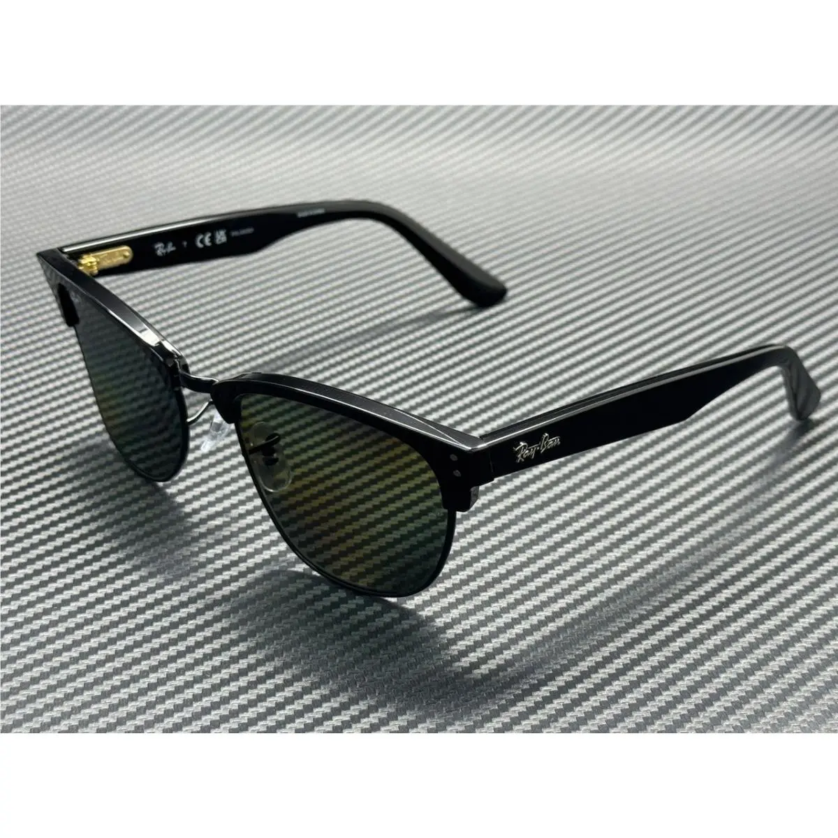 Ray Ban RBR0504S 67839A Black Green Polarized Unisex 54 mm Sunglasses