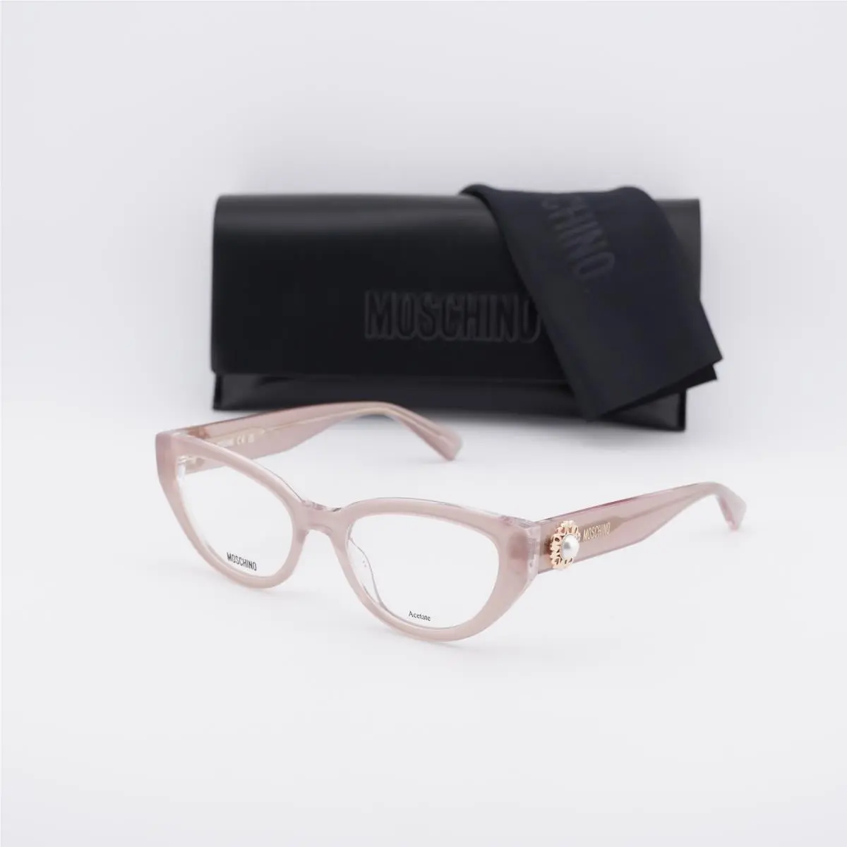 Moschino MOS631 0FWM 00 Pink 52mm Eyeglasses