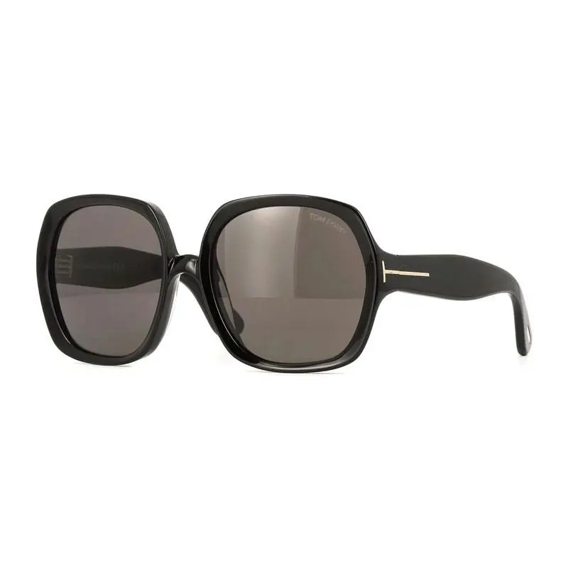 Tom Ford FT1221 Sunglasses Sun Glasses 01A Shiny Black 60mm Women