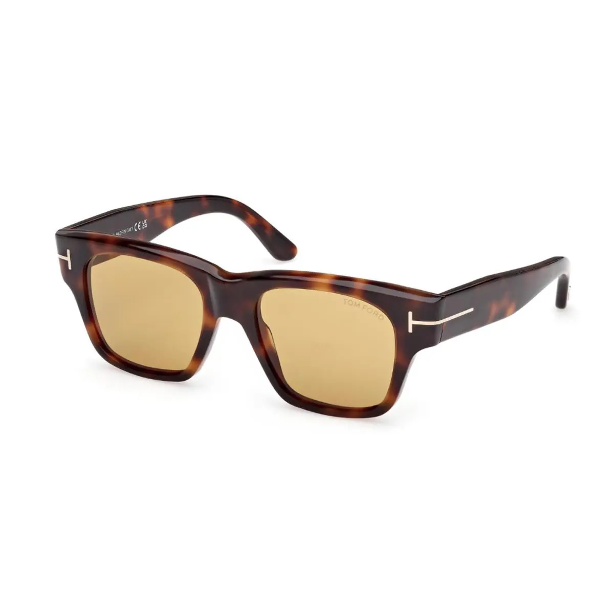 Tom Ford CAINE-02 FT1280 Blonde Havana/brown 53E Sunglasses